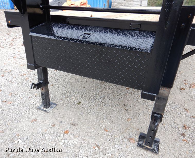 image for item DK1266 2021 Texas Pride FT827521KGN  equipment trailer