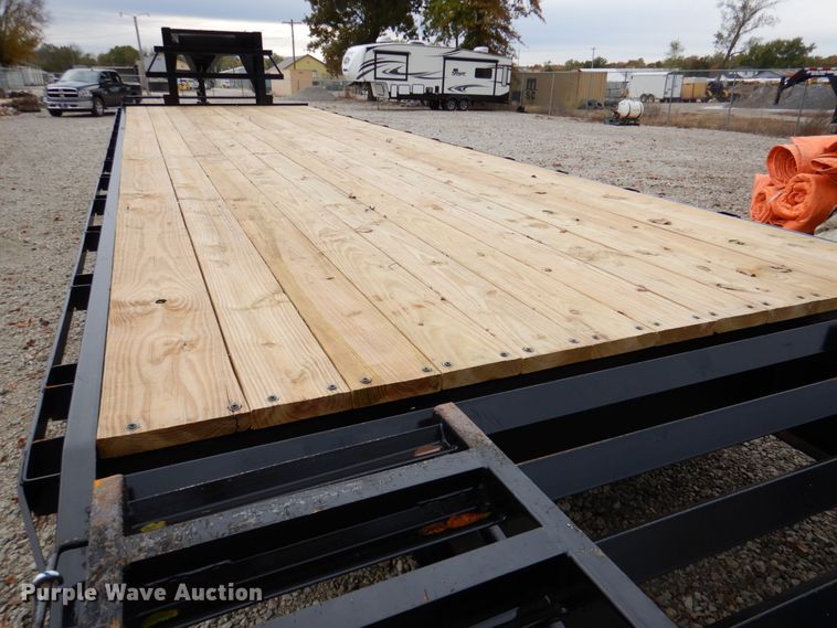 image for item DK1266 2021 Texas Pride FT827521KGN  equipment trailer