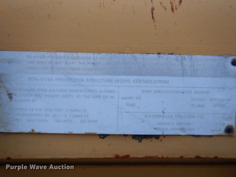 image for item DL5763 1983 Caterpillar 980C  wheel loader