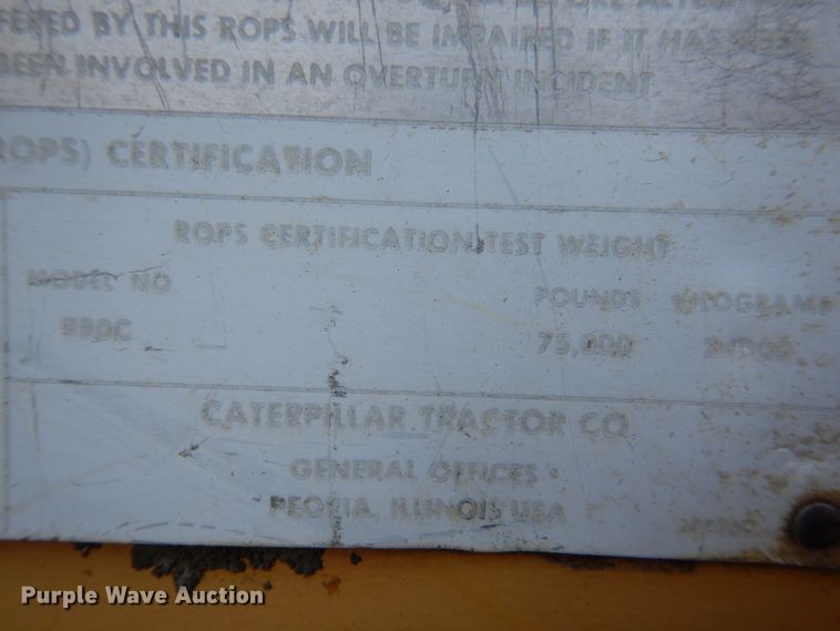 image for item DL5763 1983 Caterpillar 980C  wheel loader