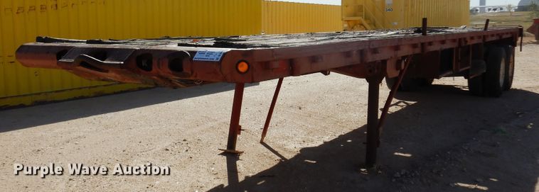 image for item DL6047 1971 Hobbs  oilfield trailer