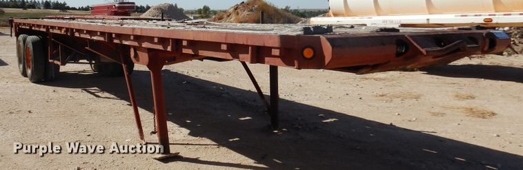 image for item DL6047 1971 Hobbs  oilfield trailer