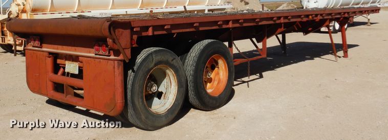 image for item DL6047 1971 Hobbs  oilfield trailer