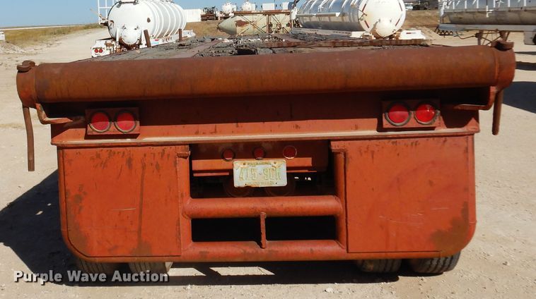 image for item DL6047 1971 Hobbs  oilfield trailer