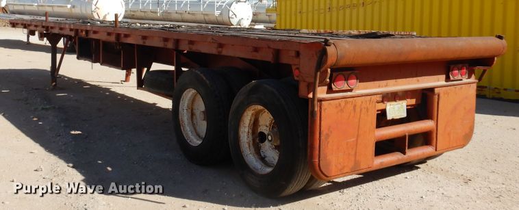 image for item DL6047 1971 Hobbs  oilfield trailer