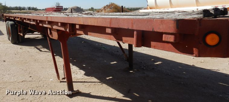 image for item DL6047 1971 Hobbs  oilfield trailer