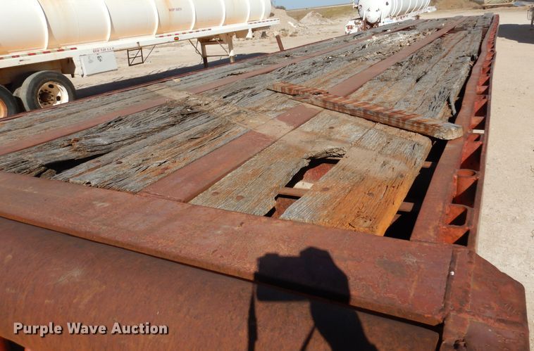 image for item DL6047 1971 Hobbs  oilfield trailer