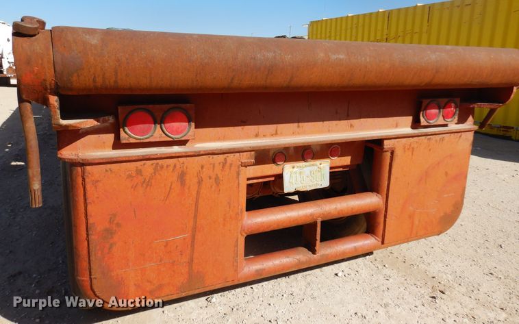 image for item DL6047 1971 Hobbs  oilfield trailer