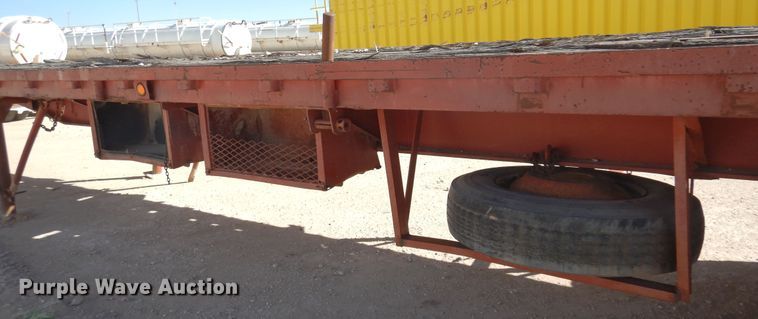 image for item DL6047 1971 Hobbs  oilfield trailer