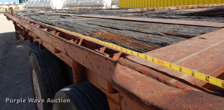 image for item DL6047 1971 Hobbs  oilfield trailer