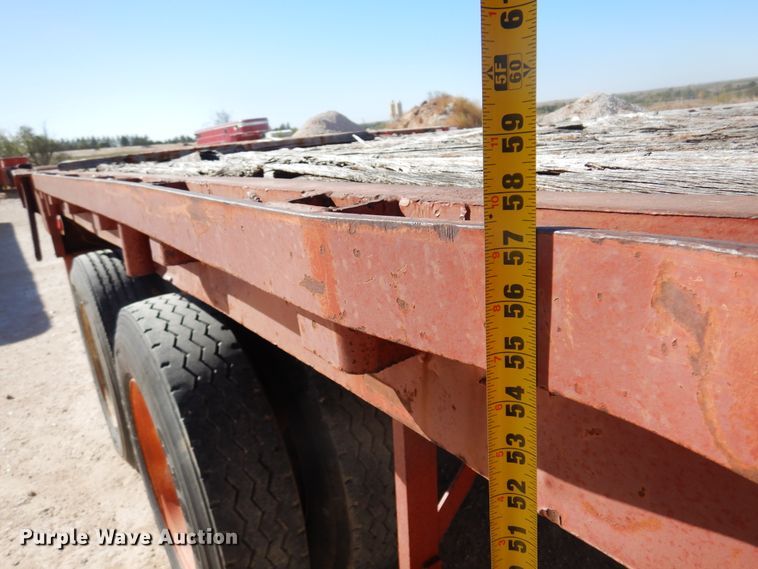 image for item DL6047 1971 Hobbs  oilfield trailer