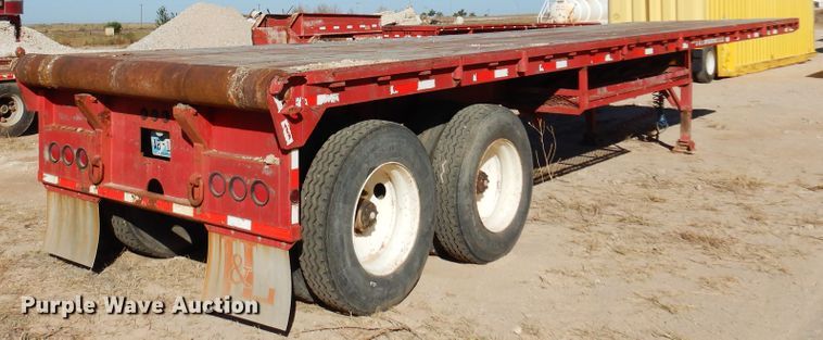 image for item DL6056 1979 Hobbs  oilfield trailer