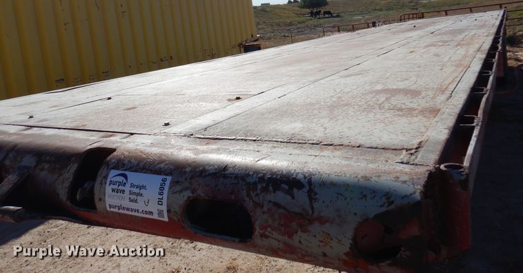 image for item DL6056 1979 Hobbs  oilfield trailer