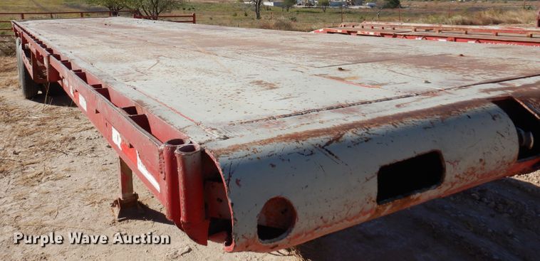 image for item DL6056 1979 Hobbs  oilfield trailer