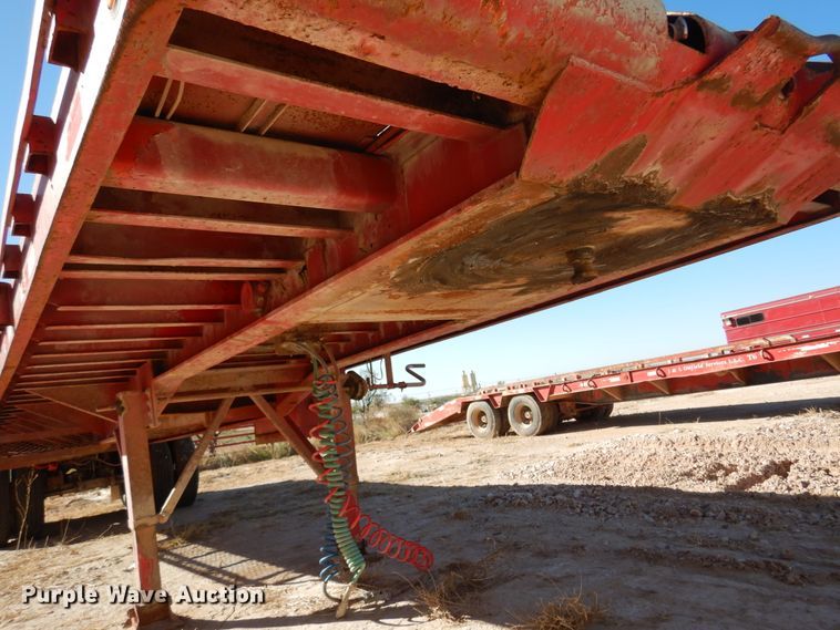 image for item DL6056 1979 Hobbs  oilfield trailer
