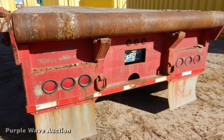 image for item DL6056 1979 Hobbs  oilfield trailer