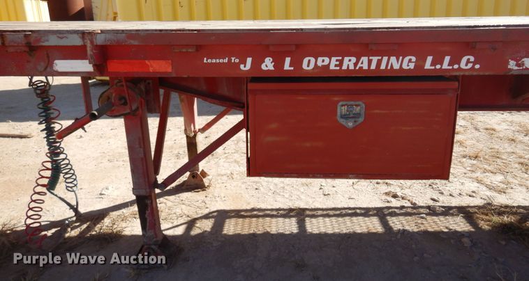 image for item DL6056 1979 Hobbs  oilfield trailer