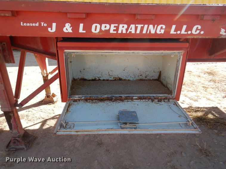image for item DL6056 1979 Hobbs  oilfield trailer