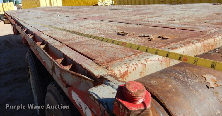 image for item DL6056 1979 Hobbs  oilfield trailer