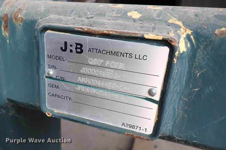 image for item DN2214 JRB Q60  loader forks