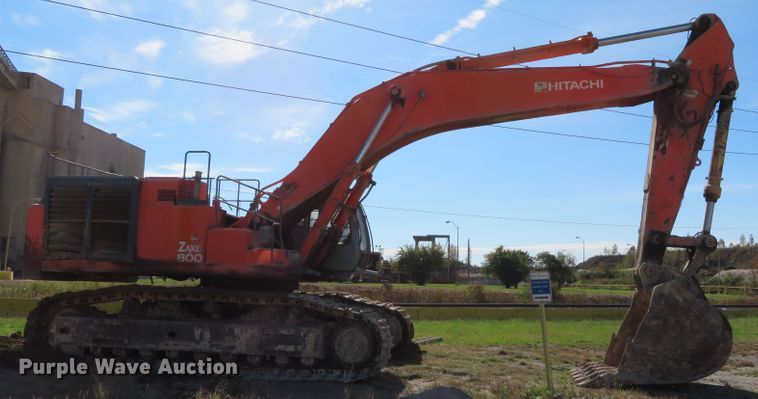 image for item DN7772 2002 Hitachi ZX800  excavator