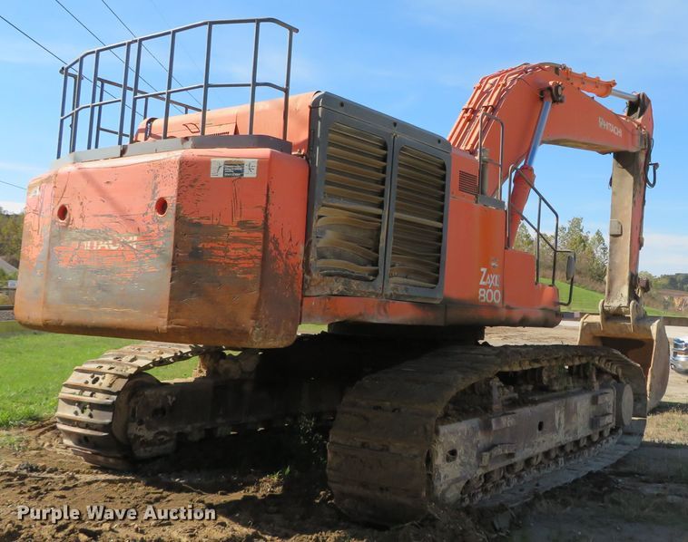 image for item DN7772 2002 Hitachi ZX800  excavator