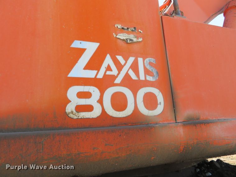 image for item DN7772 2002 Hitachi ZX800  excavator