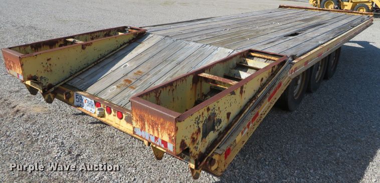 image for item DN7817 1986 Trail King TK12+6  equipment trailer