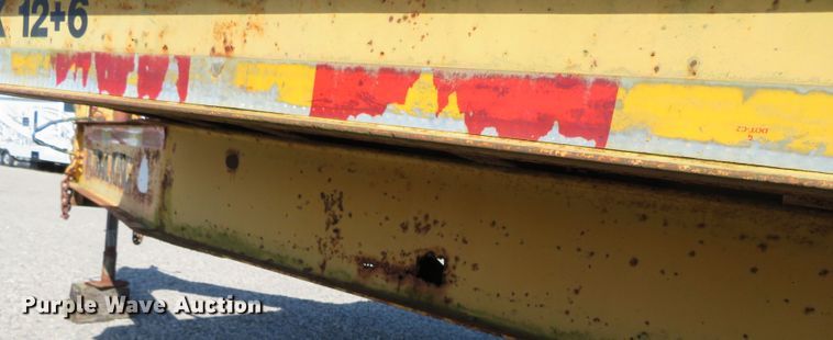 image for item DN7817 1986 Trail King TK12+6  equipment trailer
