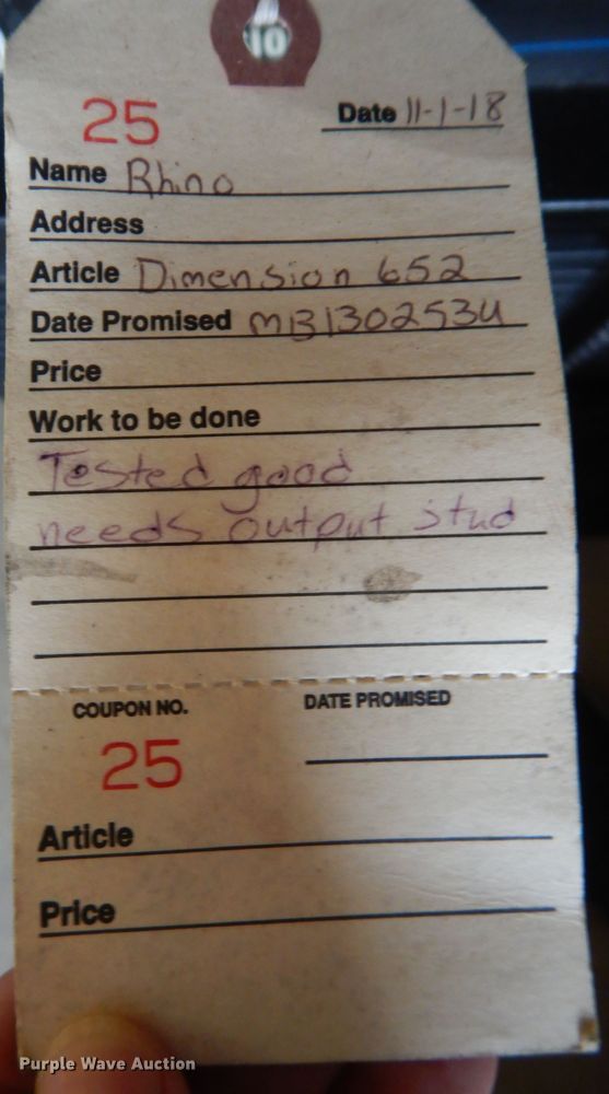 image for item ED9866 Miller Dimension 652  welder