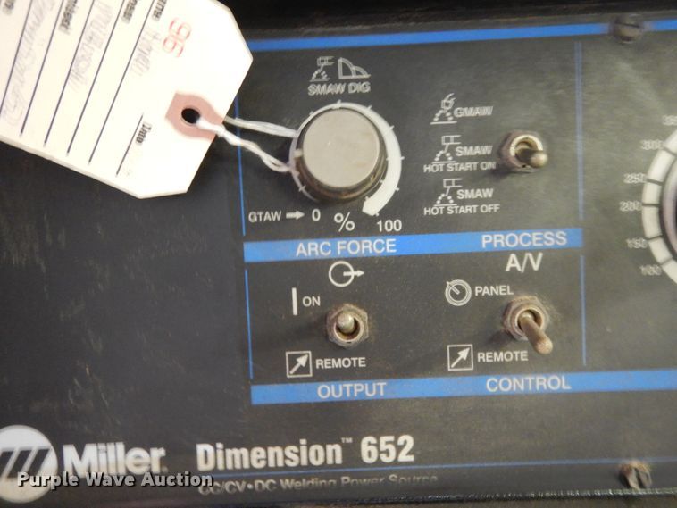 image for item ED9867 Miller Dimension 652  welder