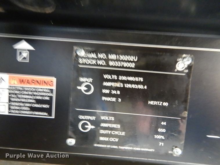 image for item ED9869 Miller Dimension 652  welder