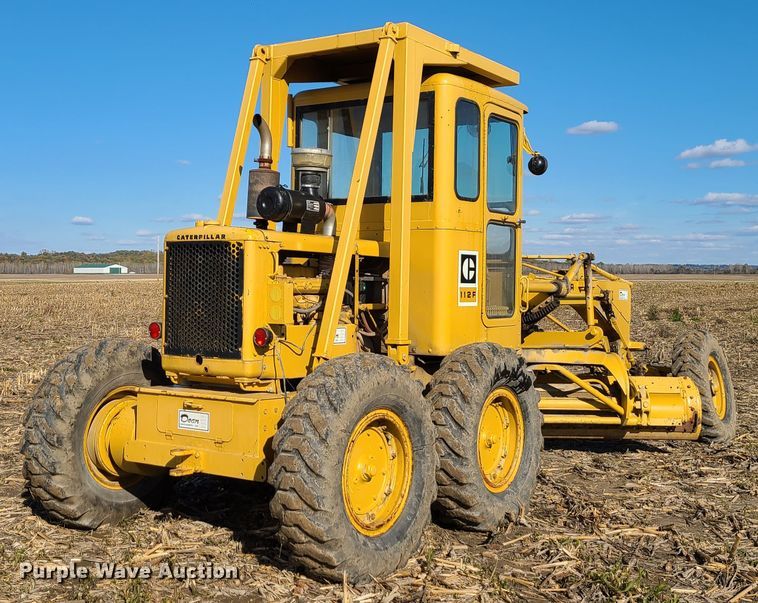 image for item EZ9237 1973 Caterpillar 112F  rigid frame motor grader