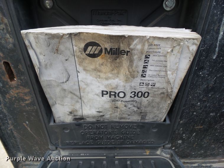 image for item HF9965 Miller Pro 300  welder/generator