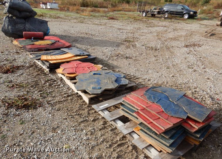 image for item IH9045 Approximately 35 Brickform concrete stamping dies