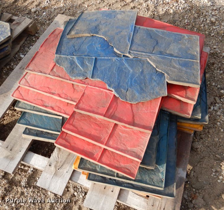 image for item IH9045 Approximately 35 Brickform concrete stamping dies