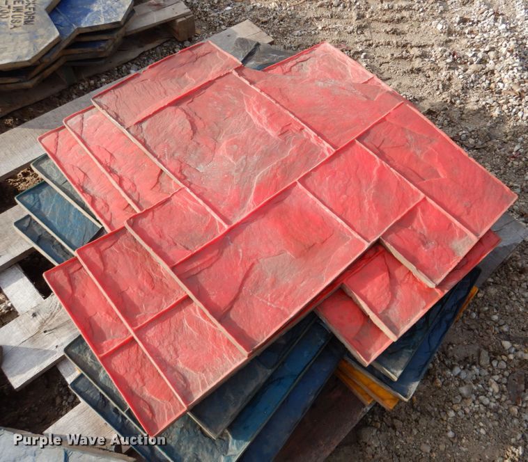 image for item IH9045 Approximately 35 Brickform concrete stamping dies