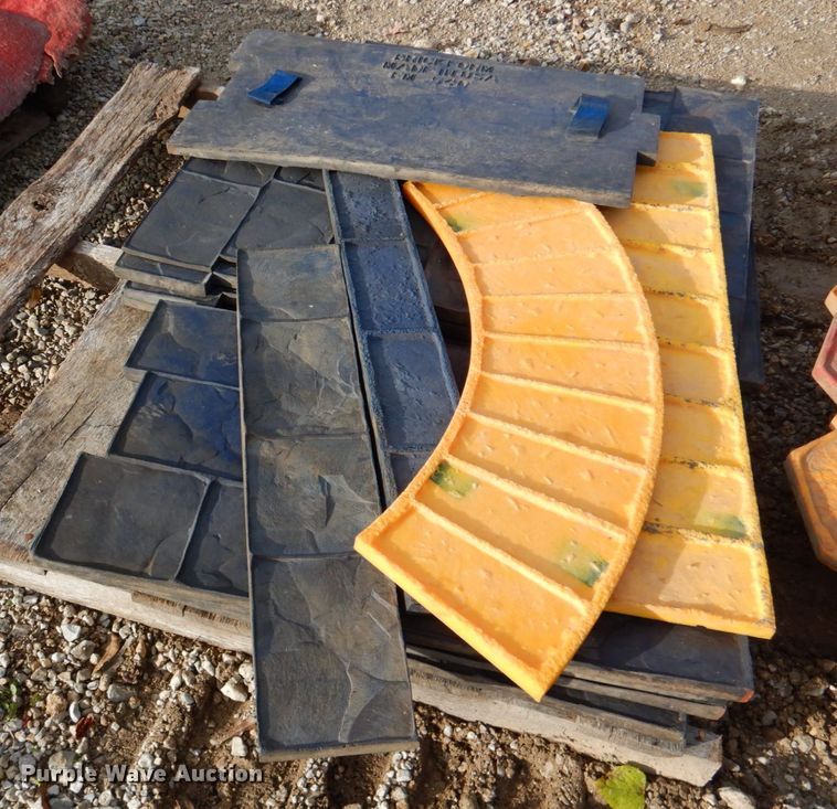 image for item IH9045 Approximately 35 Brickform concrete stamping dies