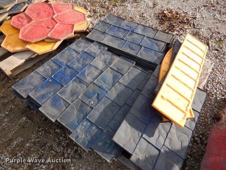 image for item IH9045 Approximately 35 Brickform concrete stamping dies