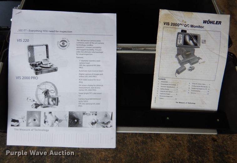 image for item IH9049 Wohler  inspection camera system