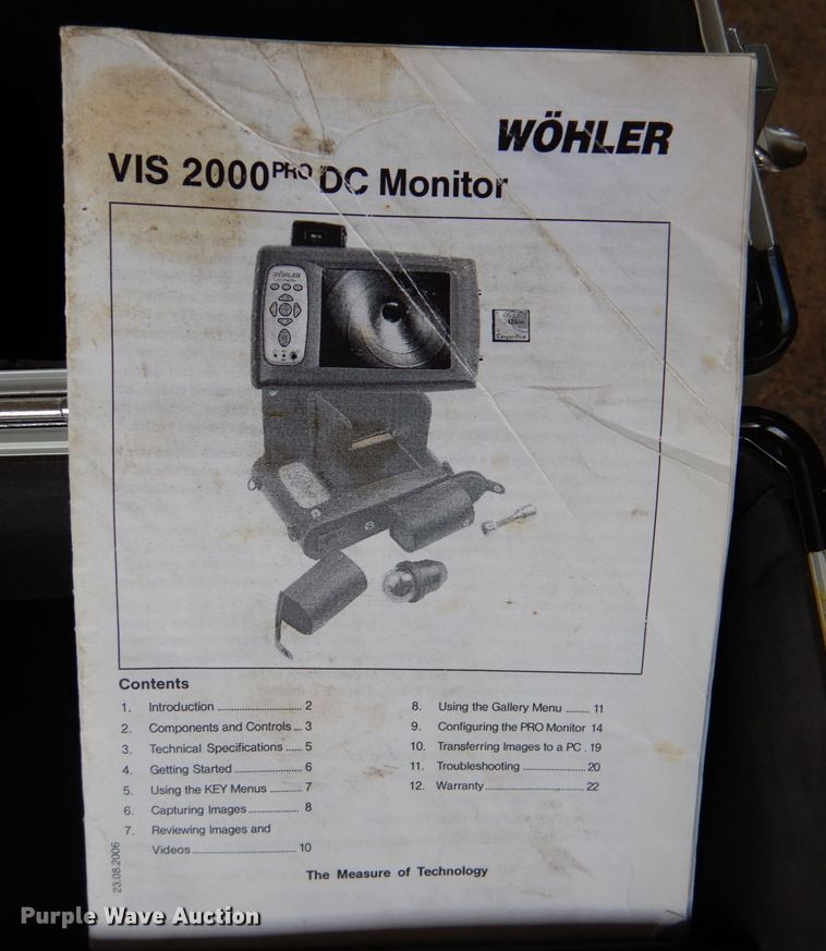 image for item IH9049 Wohler  inspection camera system