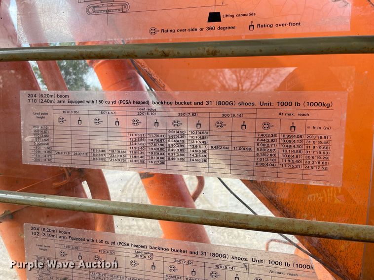 image for item II9476 1992 Hitachi EX270LC  excavator