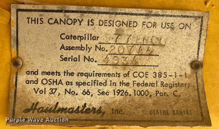 image for item II9480 Caterpillar 977L  track loader