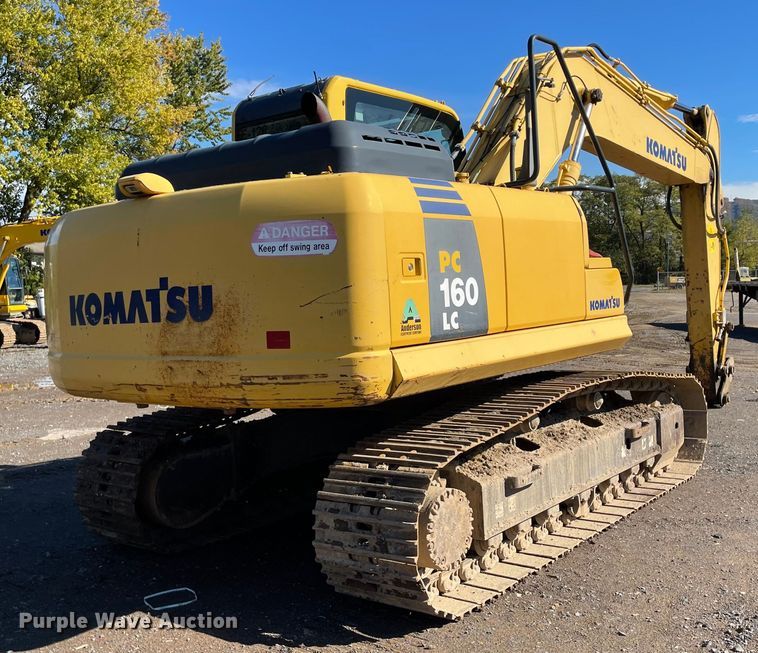 image for item IK9608 2012 Komatsu PC160LC-8  excavator