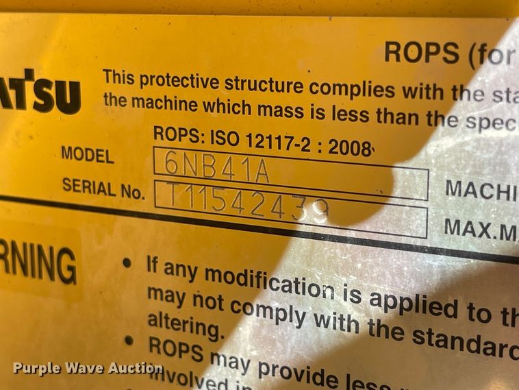 image for item IK9608 2012 Komatsu PC160LC-8  excavator