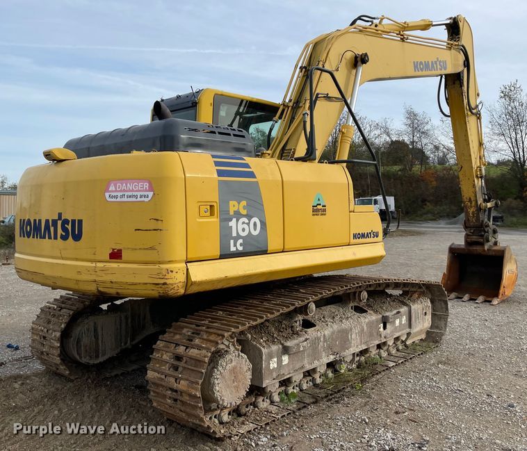 image for item IK9611 2013 Komatsu PC160LC-8  excavator