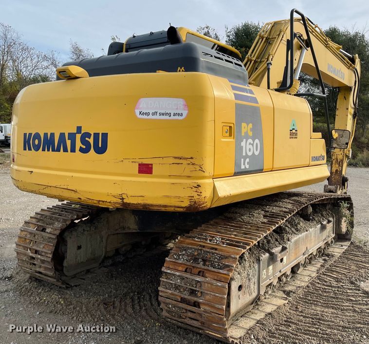 image for item IK9612 2012 Komatsu PC160LC-8  excavator