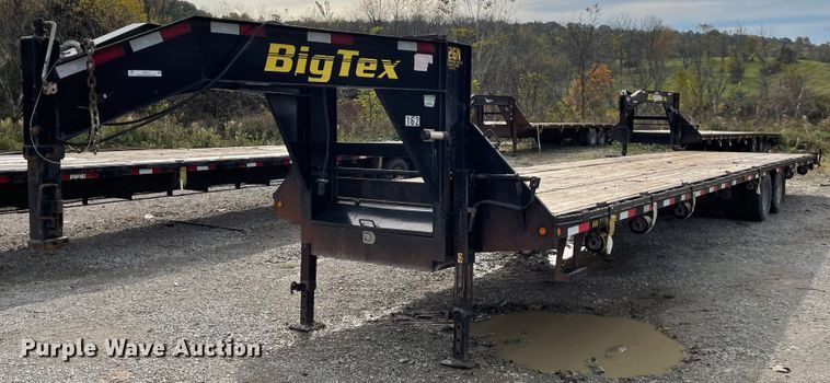 image for item IK9615 2013 Big Tex 22GN-40  equipment trailer