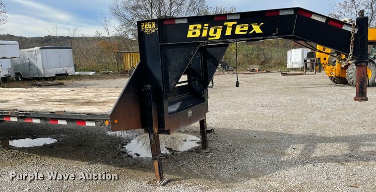 image for item IK9615 2013 Big Tex 22GN-40  equipment trailer