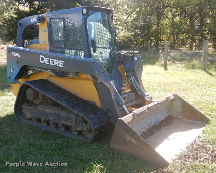 image for item IM9510 2015 John Deere 329E  tracked skid steer loader